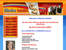 Tablet Screenshot of effectivesafelist.com